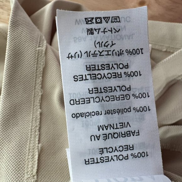 Vuori Gamepoint Polo Shirt Mens XL Short Sleeve Cashew Solid Polyester TP-3468 - Picture 11 of 12